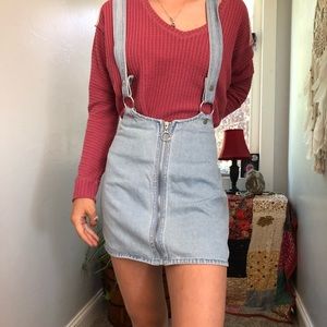 forever21 overall skirt